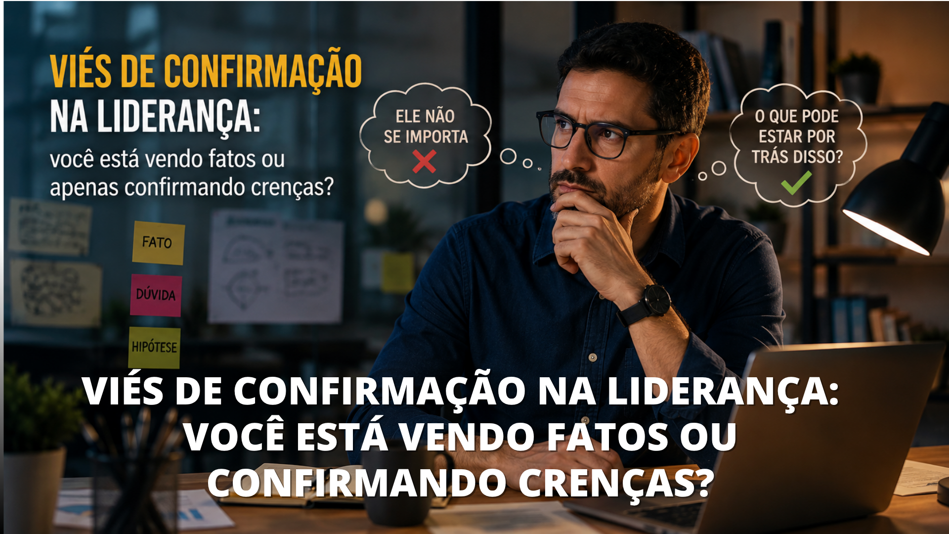 Viés de confirmação na liderança e tomada de decisão