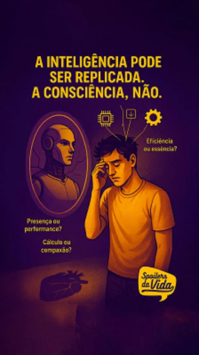 🚀 A IA é poderosa. Mas só a consciência transforma informação em sabedoria.
💛 O que nos torna insubstituíveis é a capacidade de sentir, interpretar e agir com intenção.

🔎 Então, que tipo de pessoa você quer continuar sendo na era das máquinas?

#LiderançaComAlma #TecnologiaComConsciência #ImpactoHumano #EscolhaSerInsubstituível #LiderançaInspiradora